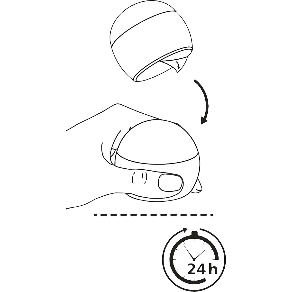 Podłogowy odbojnik do drzwi – Wagner (Zdjęcie produktu 3)-2