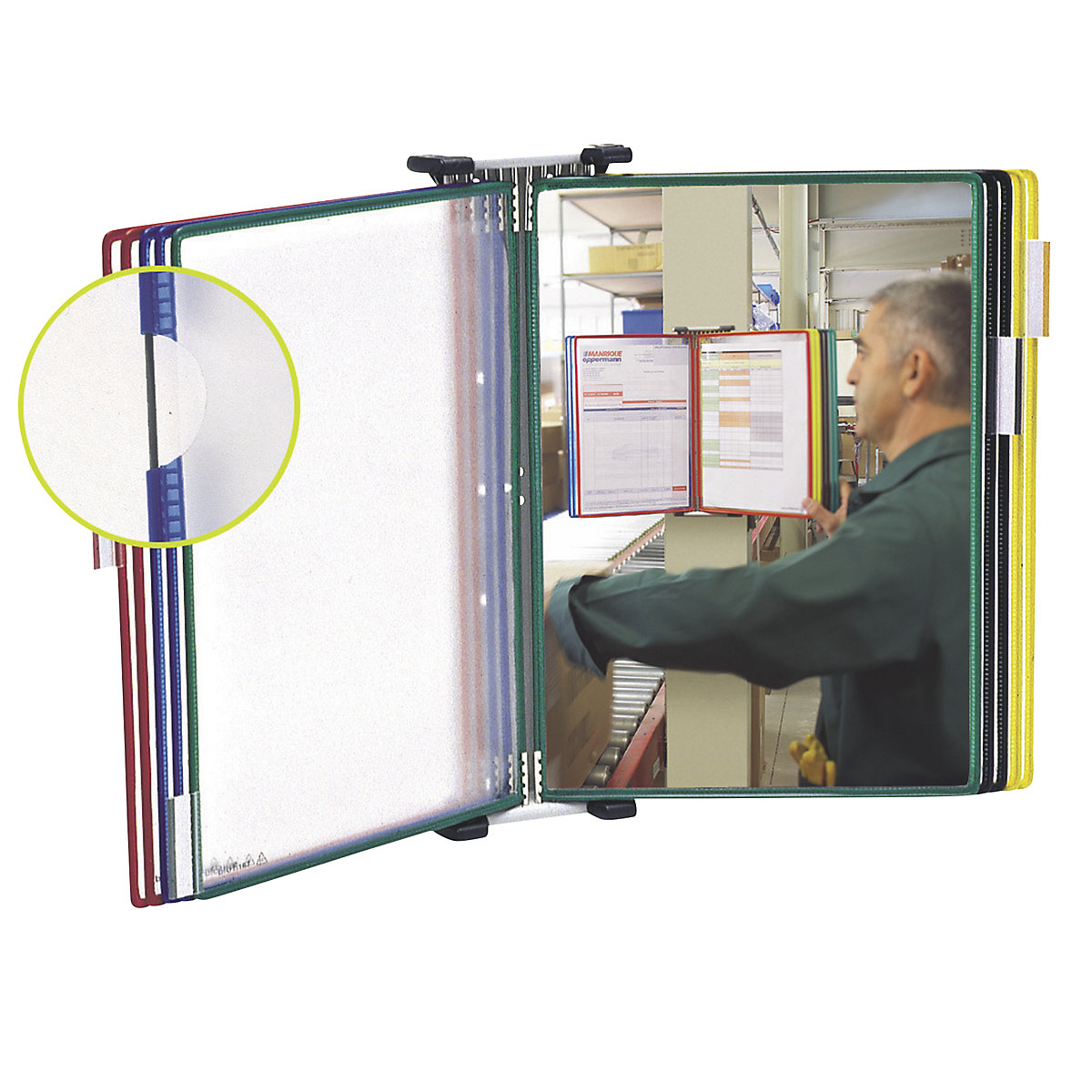 Mocowanie ścienne do przezroczystych paneli prezentacyjnych – Tarifold