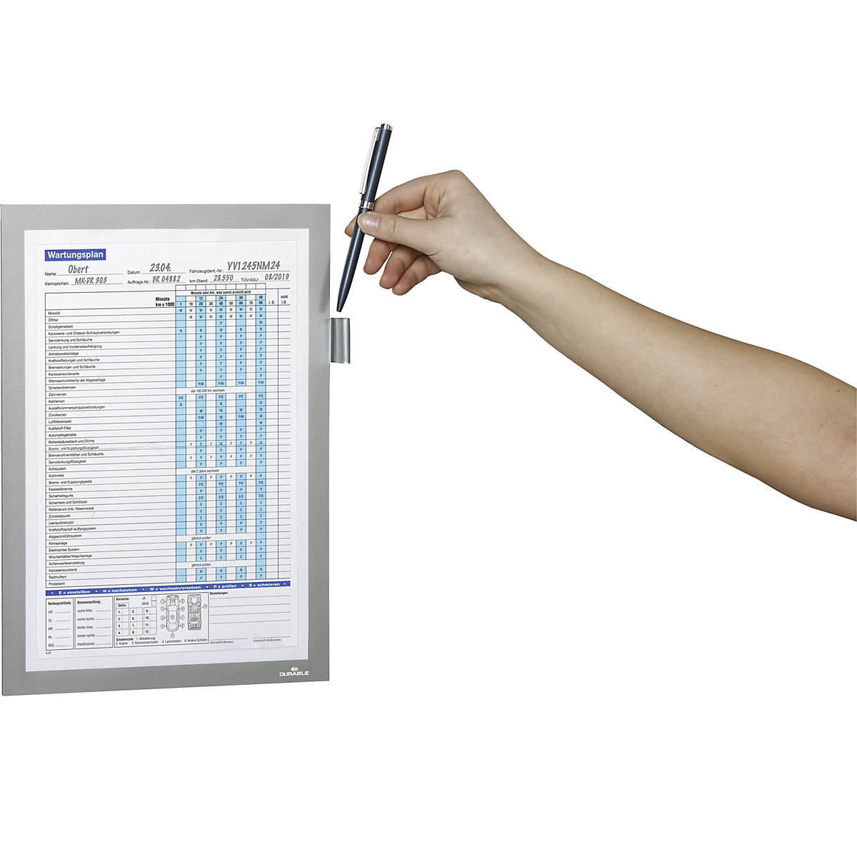 Ramka informacyjna DURAFRAME® MAGNETIC NOTE A4 – DURABLE (Zdjęcie produktu 6)-5