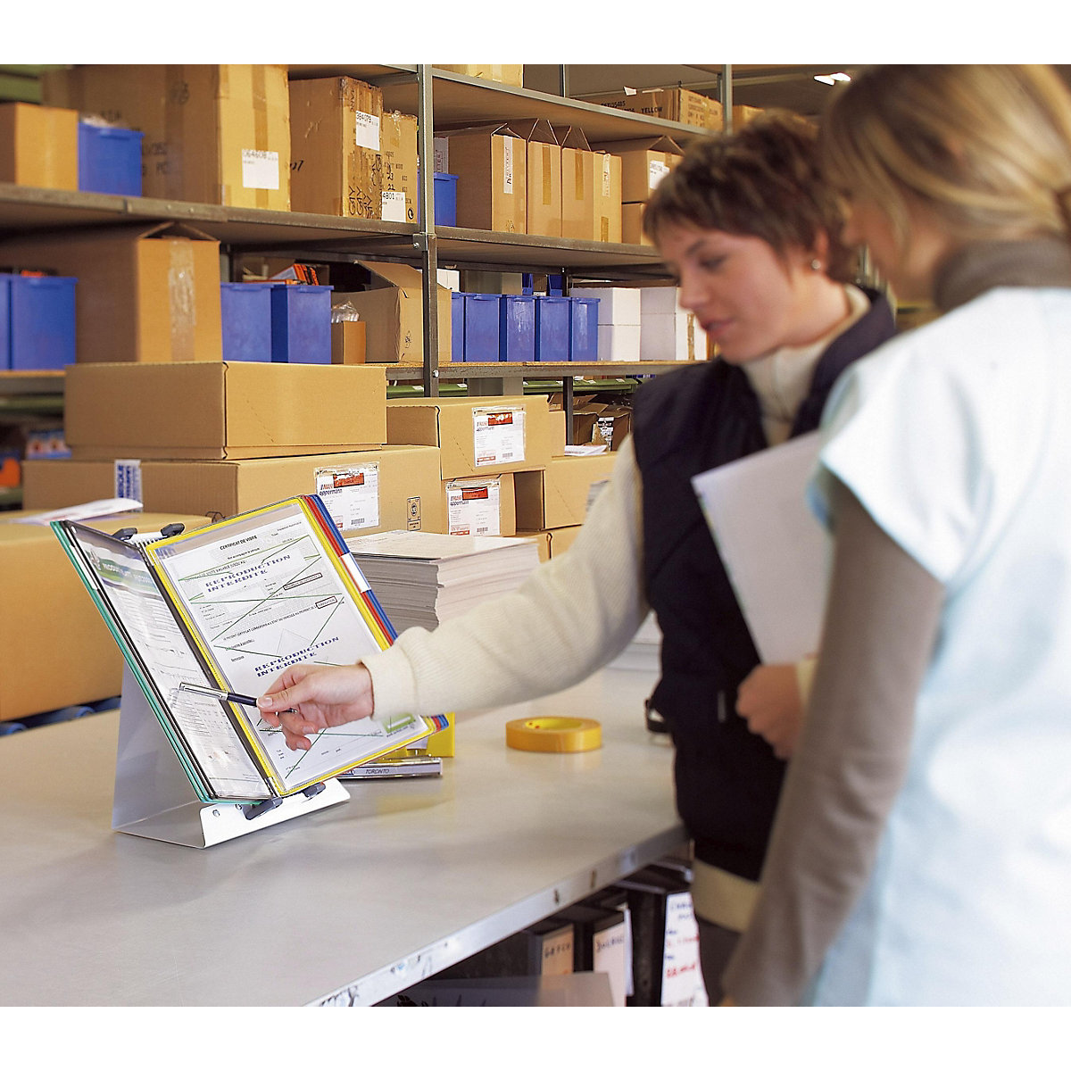 Stojak stołowy z przezroczystymi panelami informacyjnymi – Tarifold (Zdjęcie produktu 6)-5