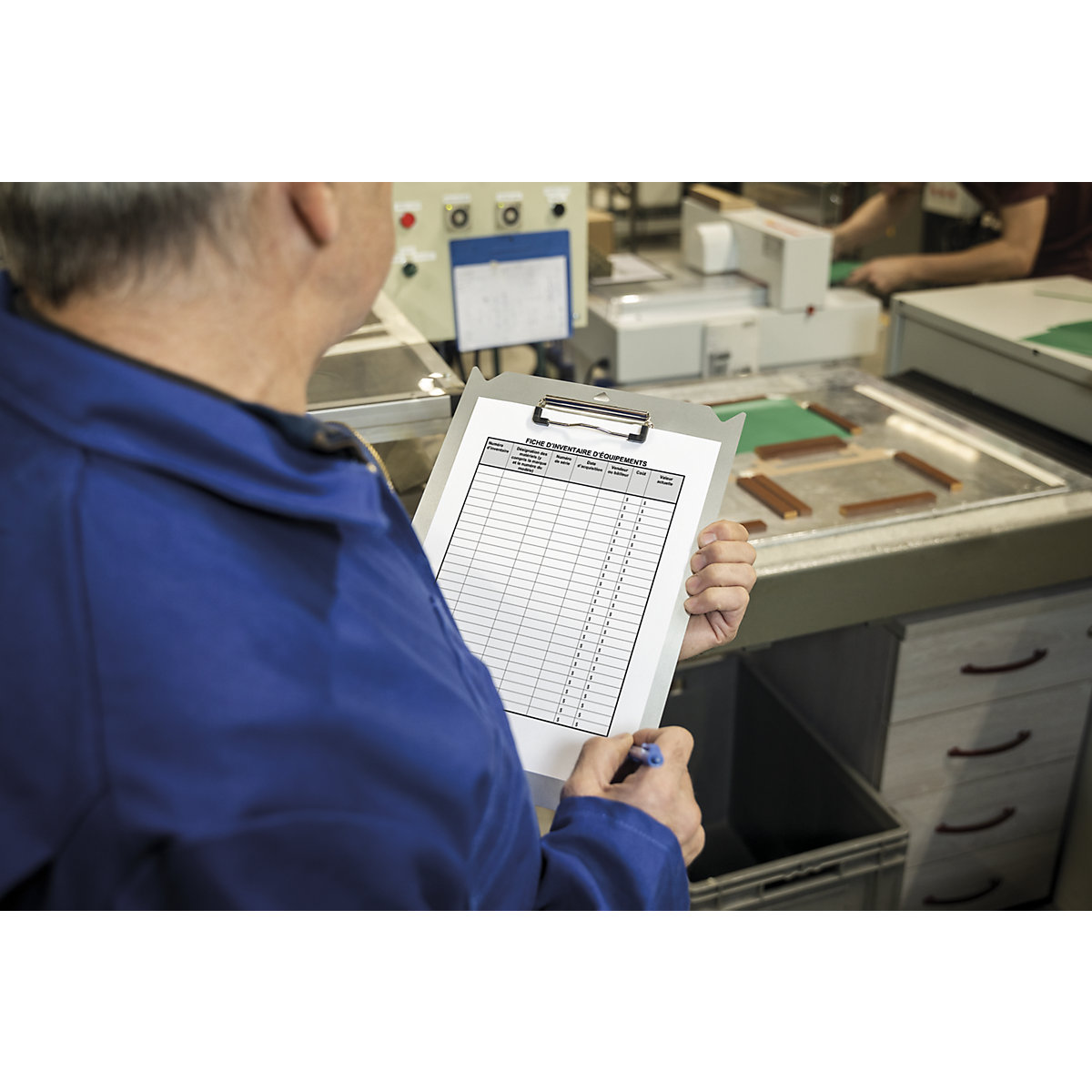 Podkładka pod dokumenty z aluminium – Tarifold (Zdjęcie produktu 3)-2