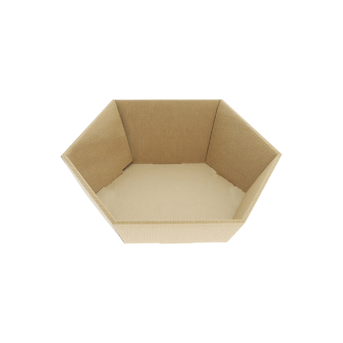 Cesto per confezioni regalo, esagonale, dimensioni interne 340 x 345 mm, a partire da 8 pz.