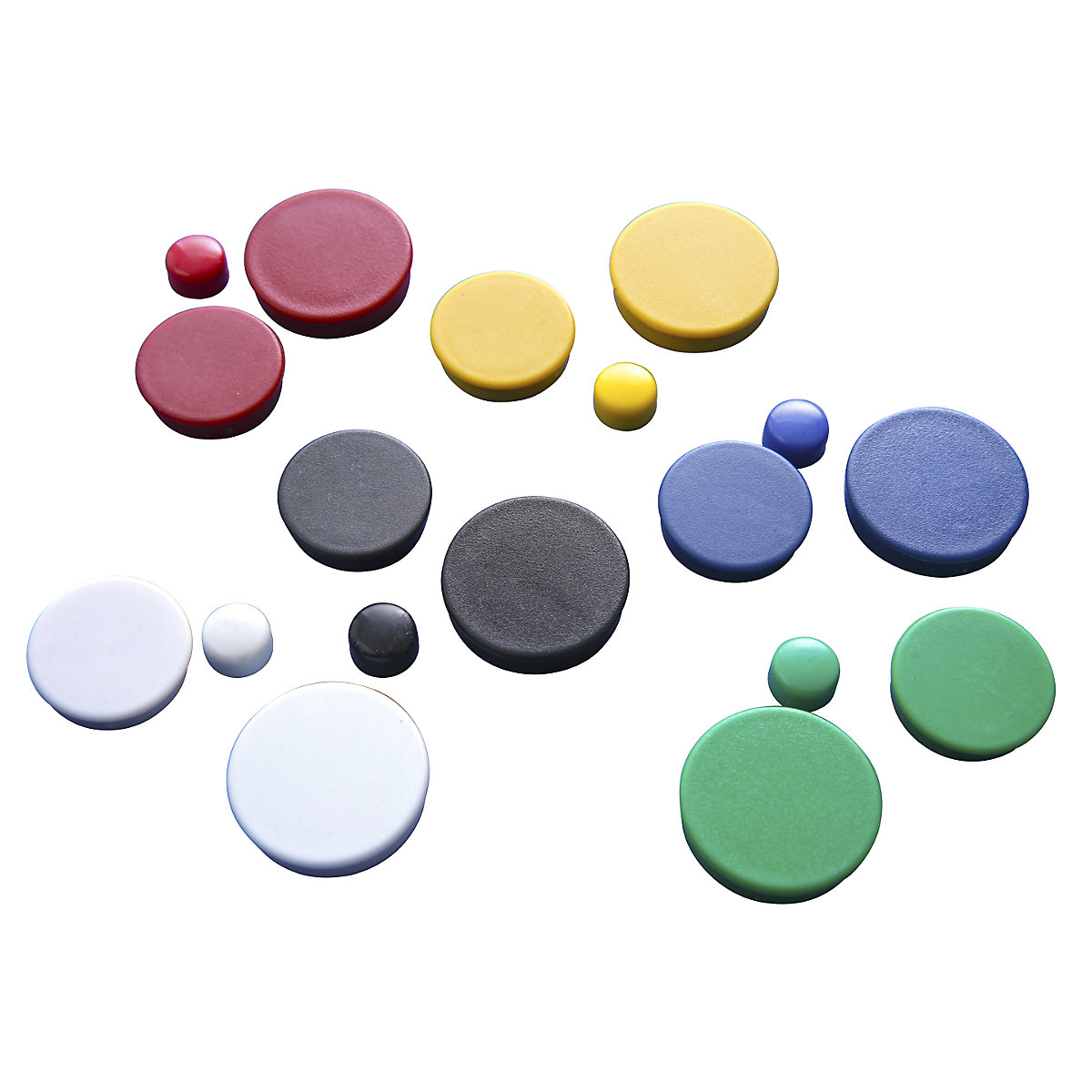 Plot magnétique rond en plastique – eurokraft basic (Illustration du produit 2)-1