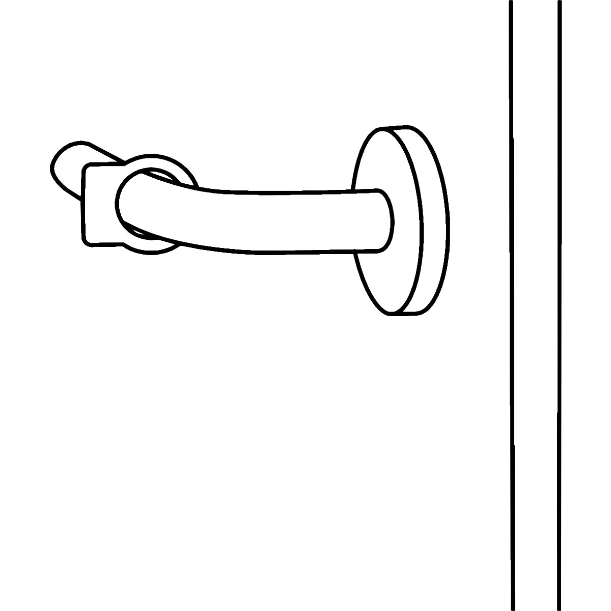 Butoir de poignée de porte EH52 – Wagner (Illustration du produit 3)-2