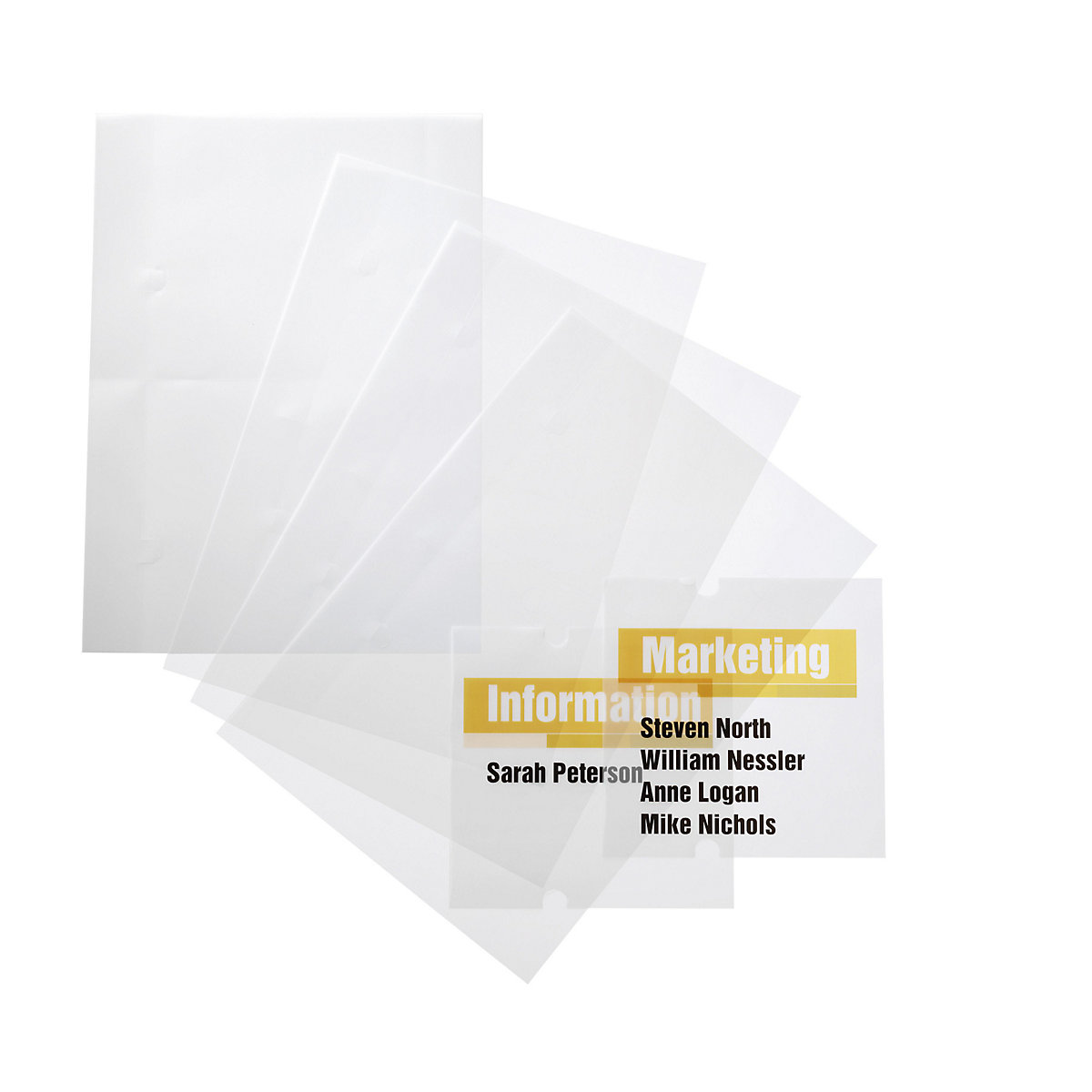 Feuilles de rechange pour CRYSTAL SIGN - DURABLE