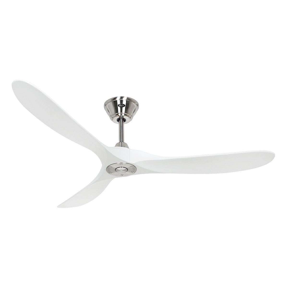 Ventilateur de plafond ECO GENUINO, Ø hélice 1520 mm, blanc mat / chromé-3