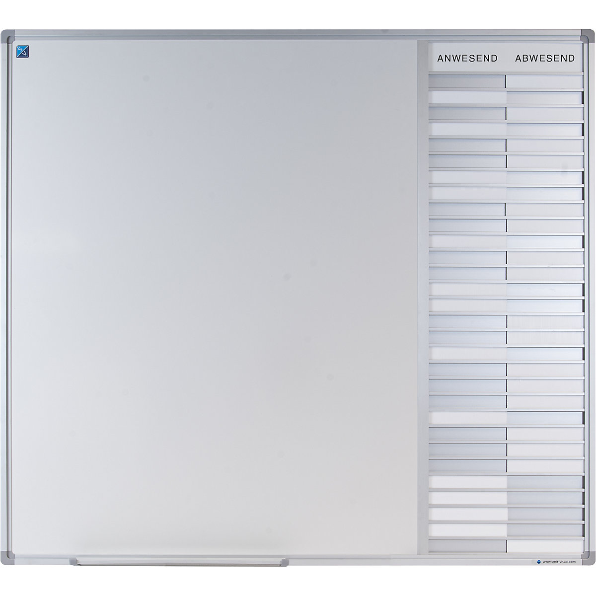 Tableau de présence avec tableau blanc – SMIT VISUAL (Illustration du produit 3)-2