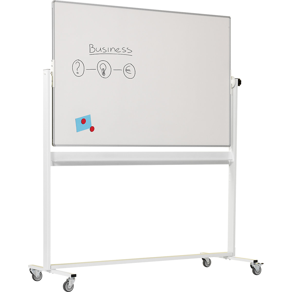 Tableau pivotant mobile, double face – eurokraft pro (Illustration du produit 3)-2
