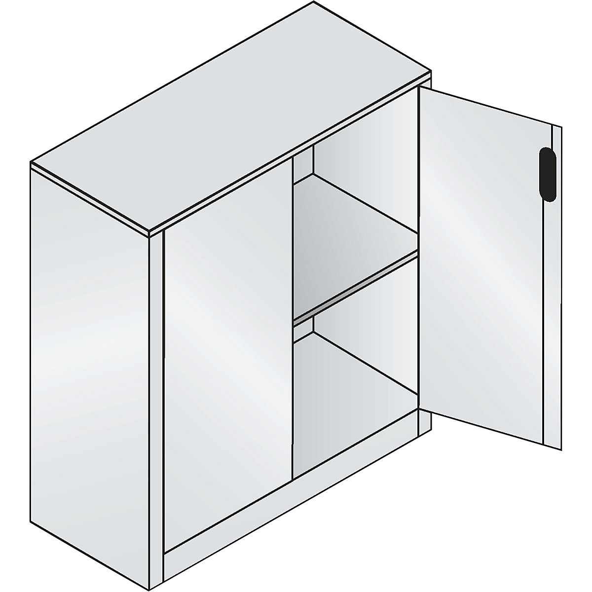 Armoire basse ACURADO – C+P (Illustration du produit 2)-1