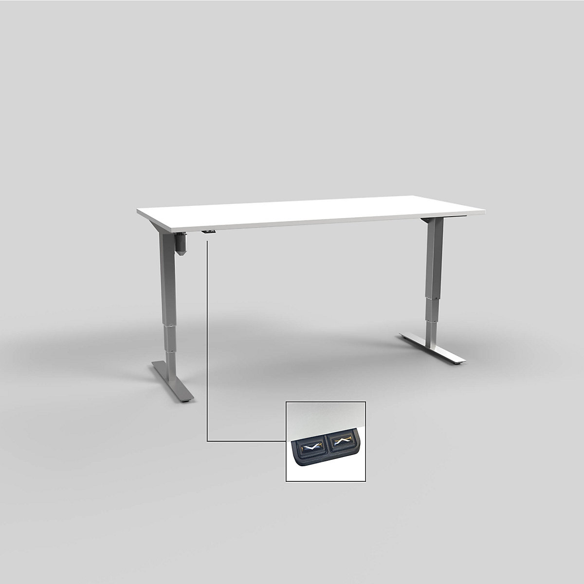 Bureau assis-debout électrique Atlanta (Illustration du produit 4)-3