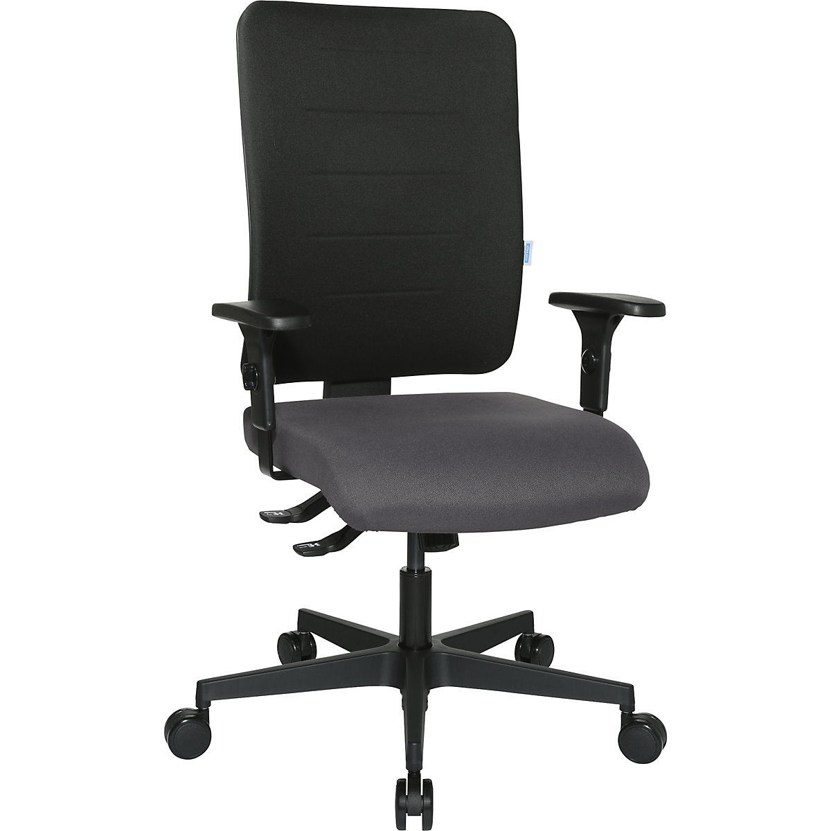 Siège de bureau V1 à assise plate – eurokraft pro (Illustration du produit 4)-3
