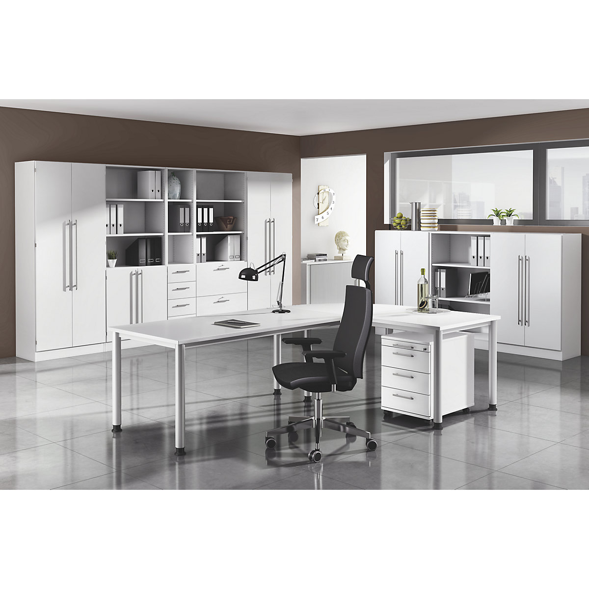 Armoire et rayonnages combinés (Illustration du produit 2)-1