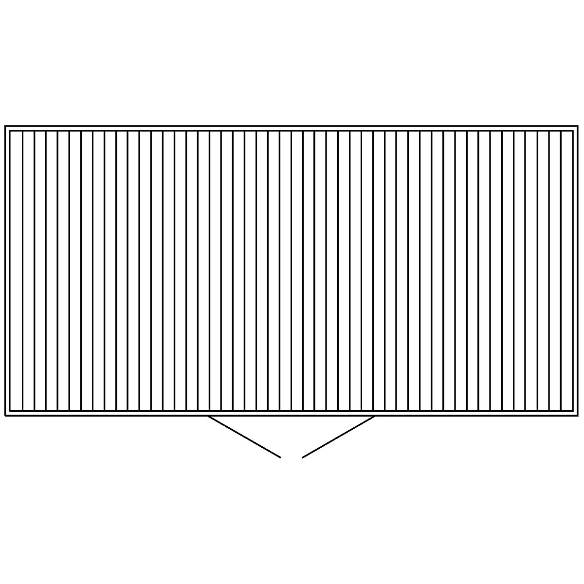 Conteneur de stockage isolé du froid pour produits dangereux – LaCont, h x l x p ext. 2385 x 6075 x 2875 mm, capacité de rétention 2 x 1400 l-0