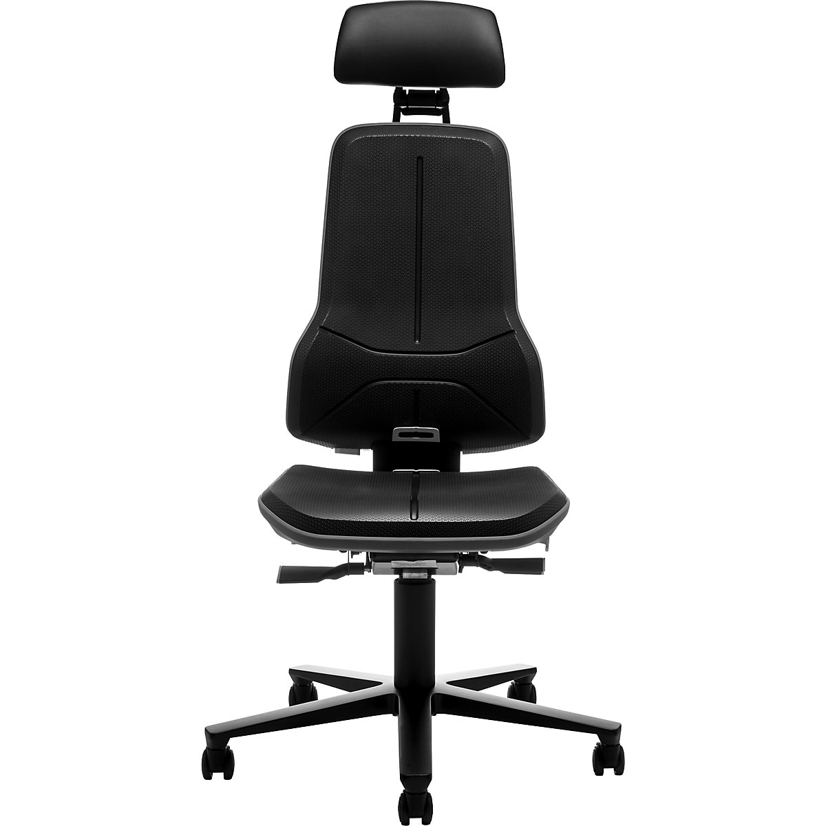 Cadeira de trabalho giratória NEON, rodas, apoio de cabeça – bimos (Imagem do produto 2)-1