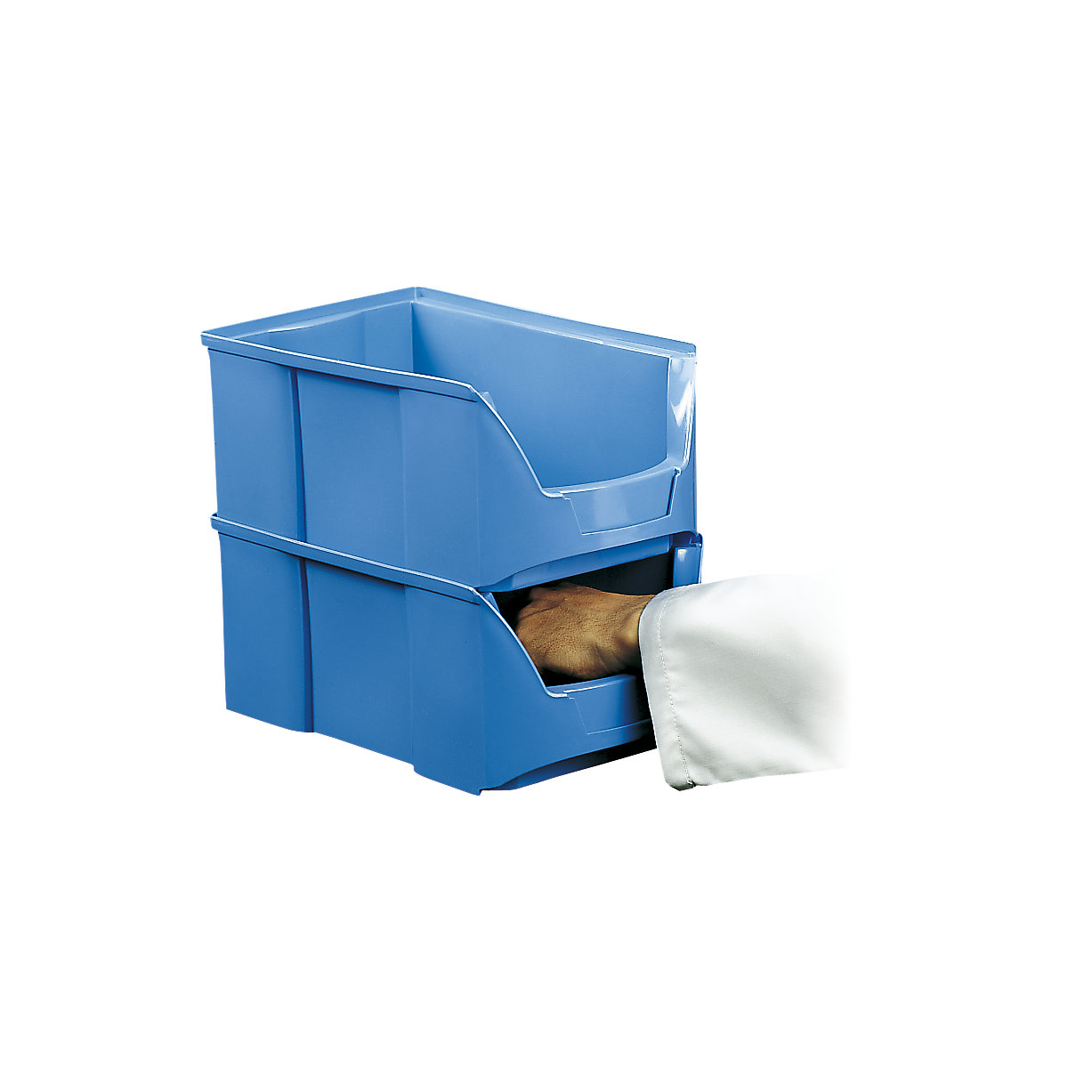 Caixa de armazenagem à vista FUTURA em polietileno (Imagem do produto 5)-4