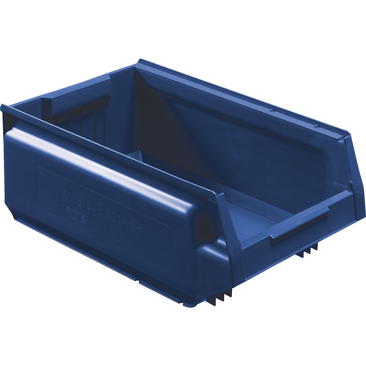 Caixa de armazenagem à vista em polipropileno, CxLxA 500 x 310 x 200 mm, UE de 8 unid., azul-0
