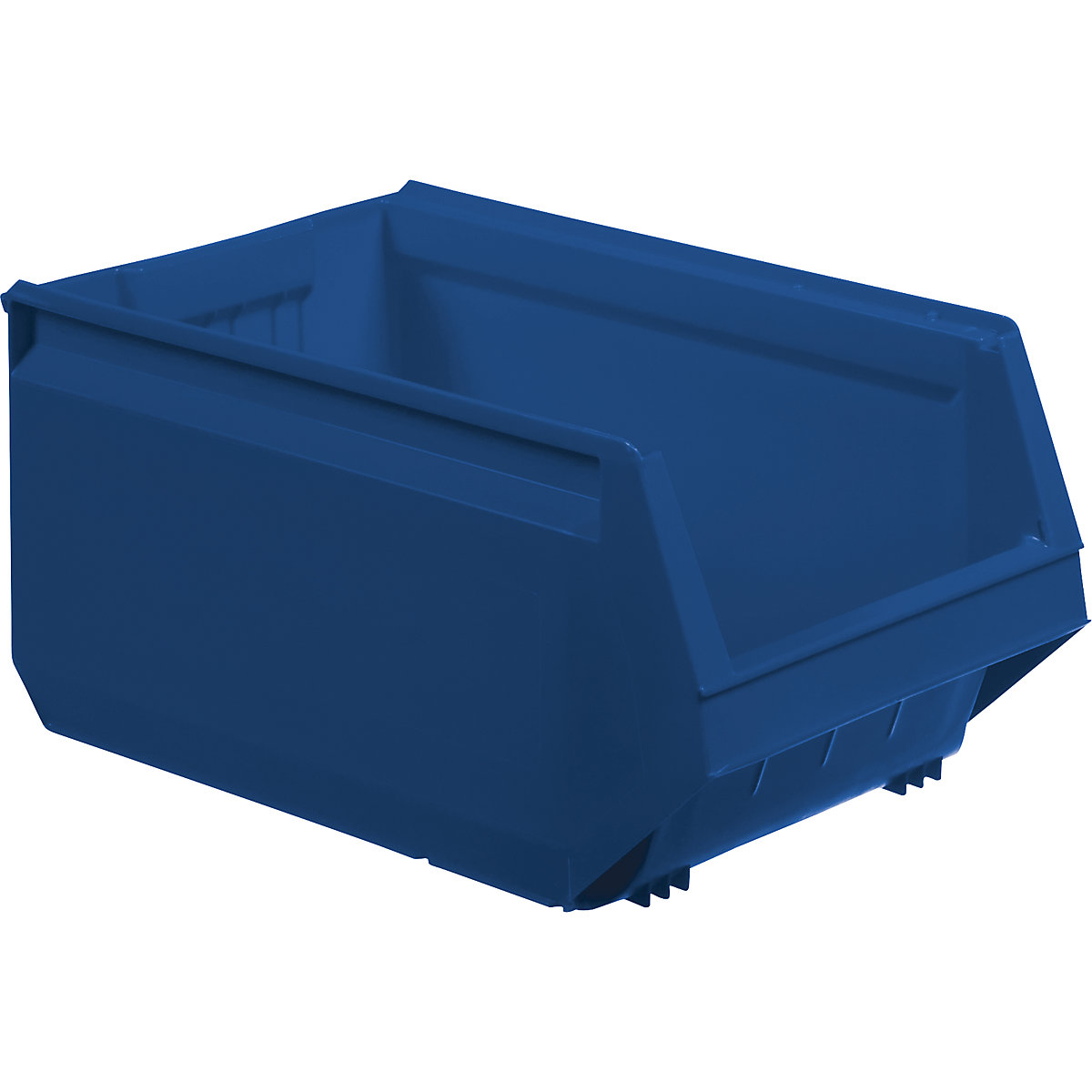 Caixa de armazenagem à vista em polipropileno, CxLxA 500 x 310 x 250 mm, UE de 8 unid., azul-0