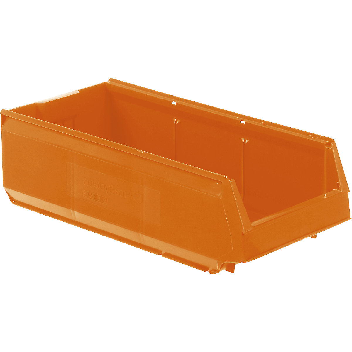 Caixa de armazenagem à vista em polipropileno, CxLxA 500 x 230 x 150 mm, UE de 15 unid., amarelo pastel-0