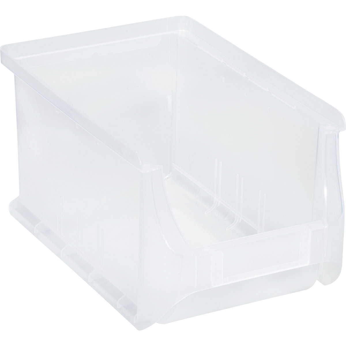 Caixa de armazenagem à vista, CxLxA 235 x 150 x 125 mm, embalagem de 24 unid., transparente-0