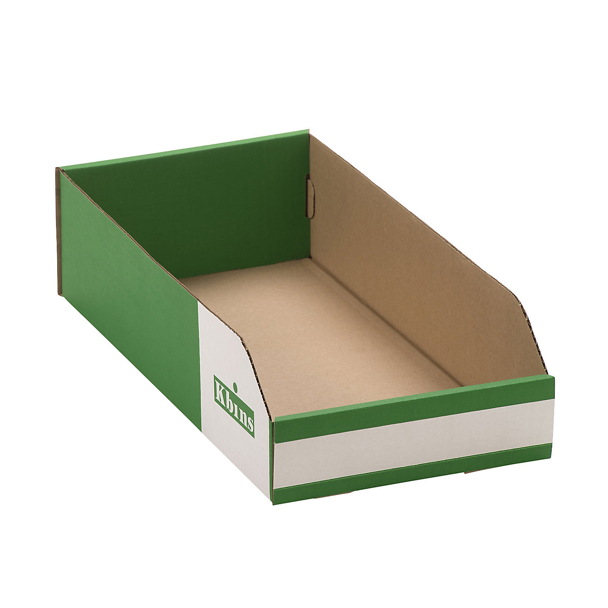Caixa de cartão para estante, uma camada e dobrável, embalagem de 50 unid., CxLxA 400x200x100 mm-0