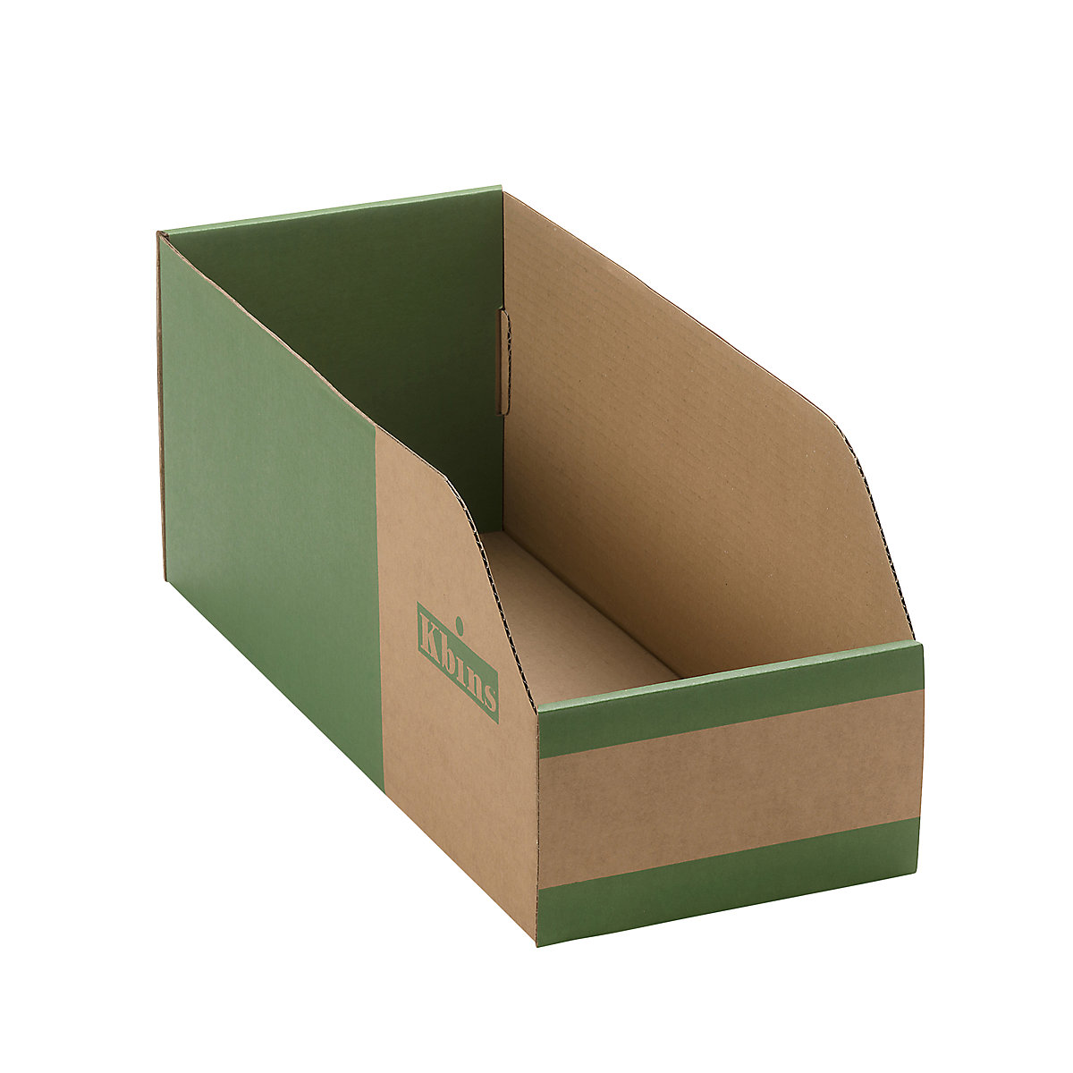 Caixa de cartão para estante, uma camada e dobrável, embalagem com 25 unidades, CxLxA 500x200x200 mm-0