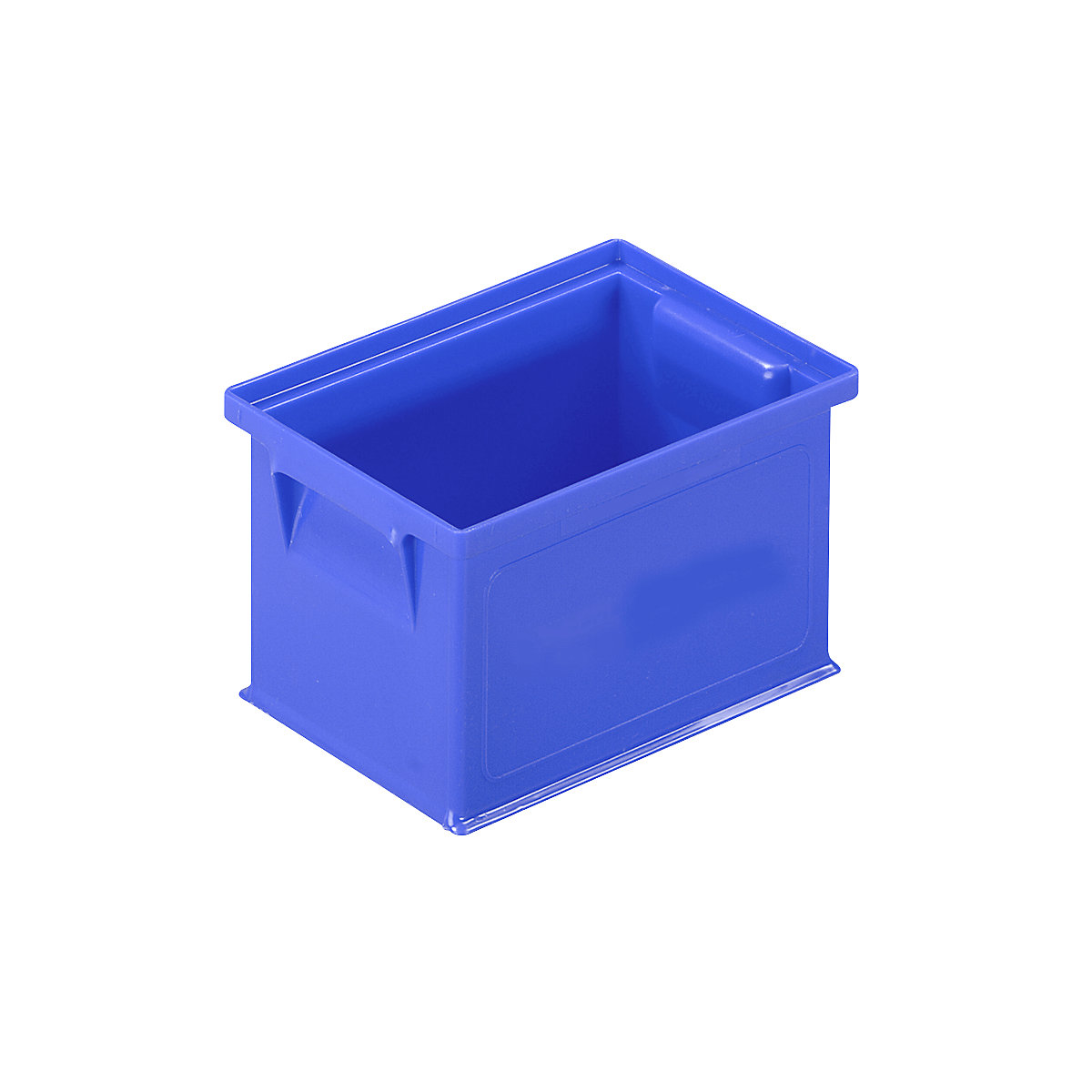 Caixa de transporte empilhável, CxLxA 210 x 150 x 122,5 mm, cor azul, embalagem com 40 unidades-0