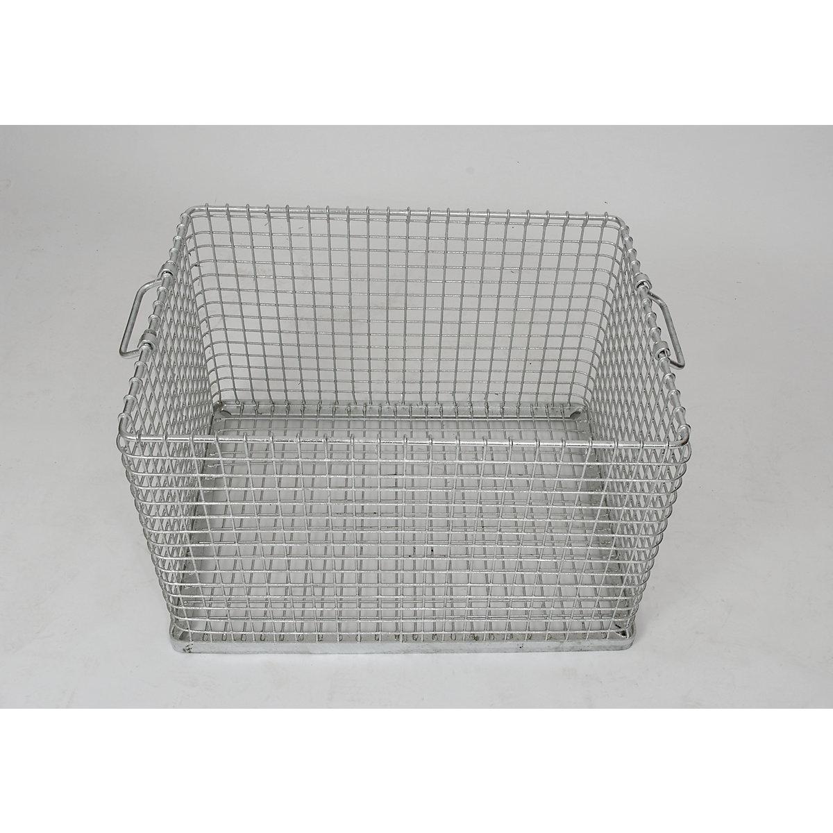 Cesto empilhável para cargas pesadas, tamanho da malha estreito, dimensões exteriores CxLxA 615 x 455 x 400 mm-0
