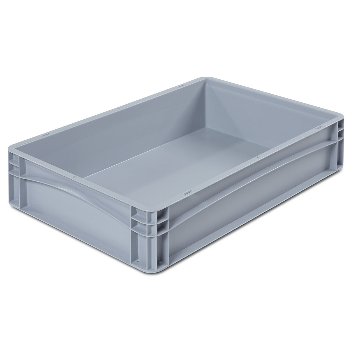 Recipiente Euronorm, CxL 600 x 400 mm, paredes e fundo fechados, altura 120 mm-0