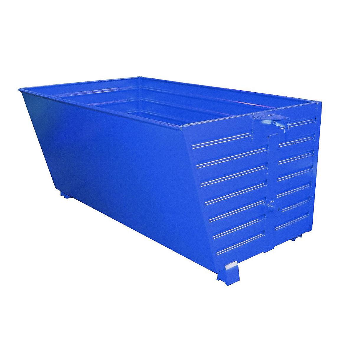 Basculador empilhável – eurokraft pro, volume 2 m³, azul RAL 5010-0