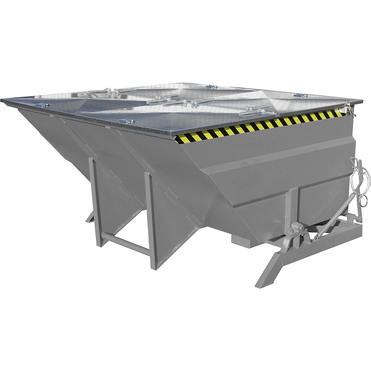 Recipiente basculante XXL com auxiliar de endireitamento – eurokraft pro (Imagem do produto 2)-1