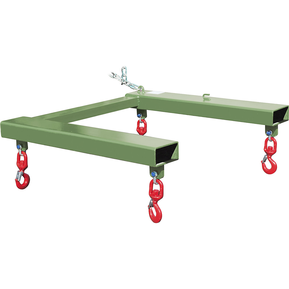 Travessa para Big-Bags – eurokraft pro, capacidade de carga 1250 kg, verde reseda RAL 6011-0