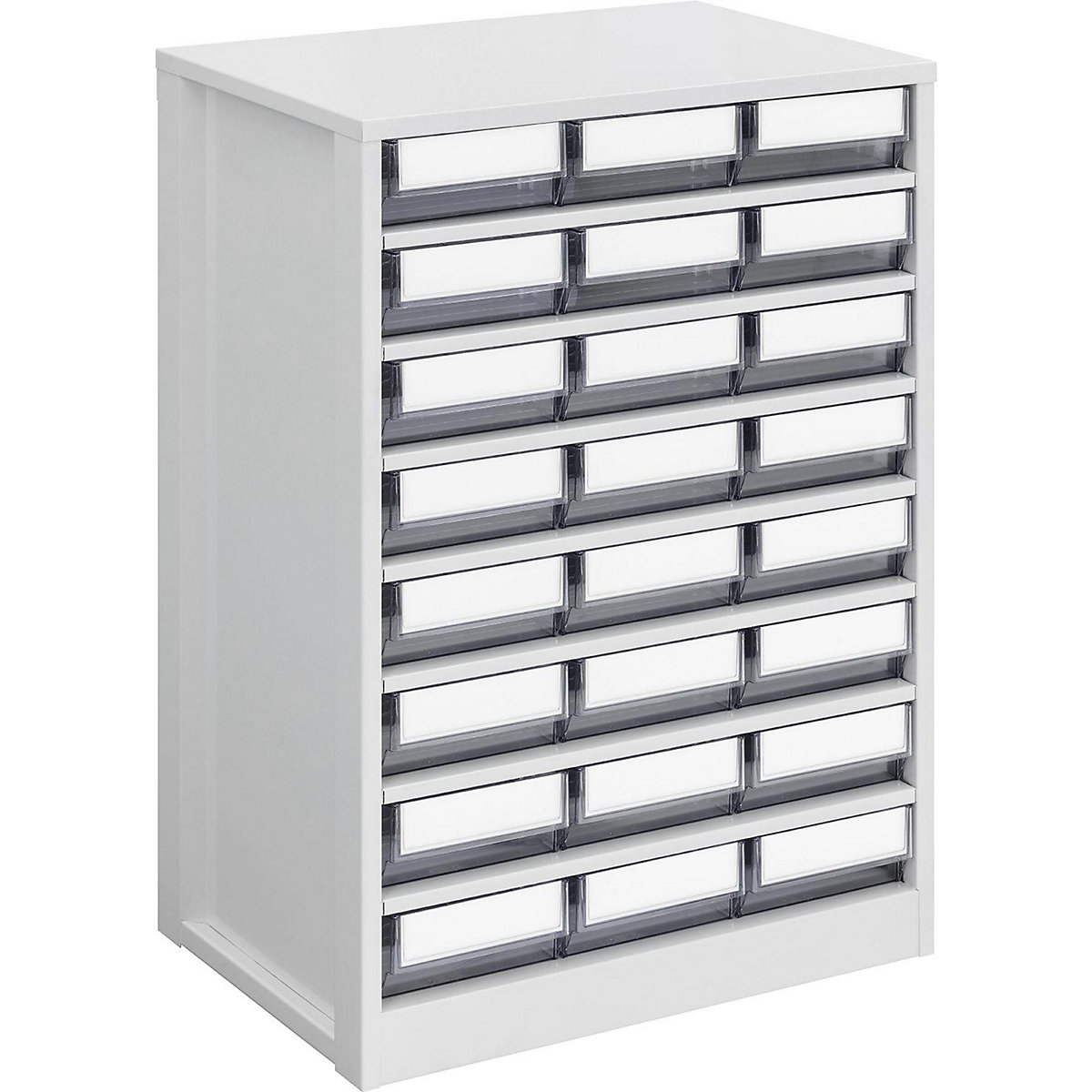 Armazenagem em gavetas, capacidade de carga da armação 240 kg, AxLxP 862 x 600 x 417 mm, 24 gavetas, gavetas transparentes-0