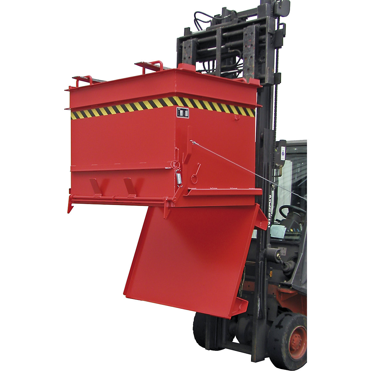 Contentor para materiais de construção BC, com desbloqueio da garra para pedras – eurokraft pro (Imagem do produto 2)-1