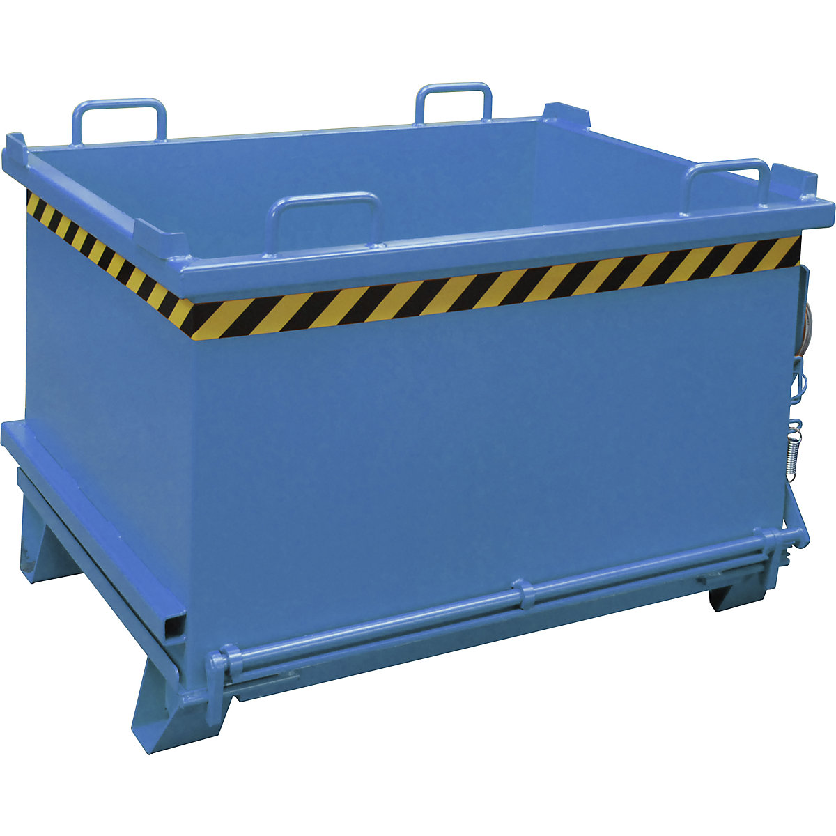 Recipiente com fundo de abrir SB – eurokraft pro, volume 0,75 m³, capacidade de carga 1500 kg, azul claro-0
