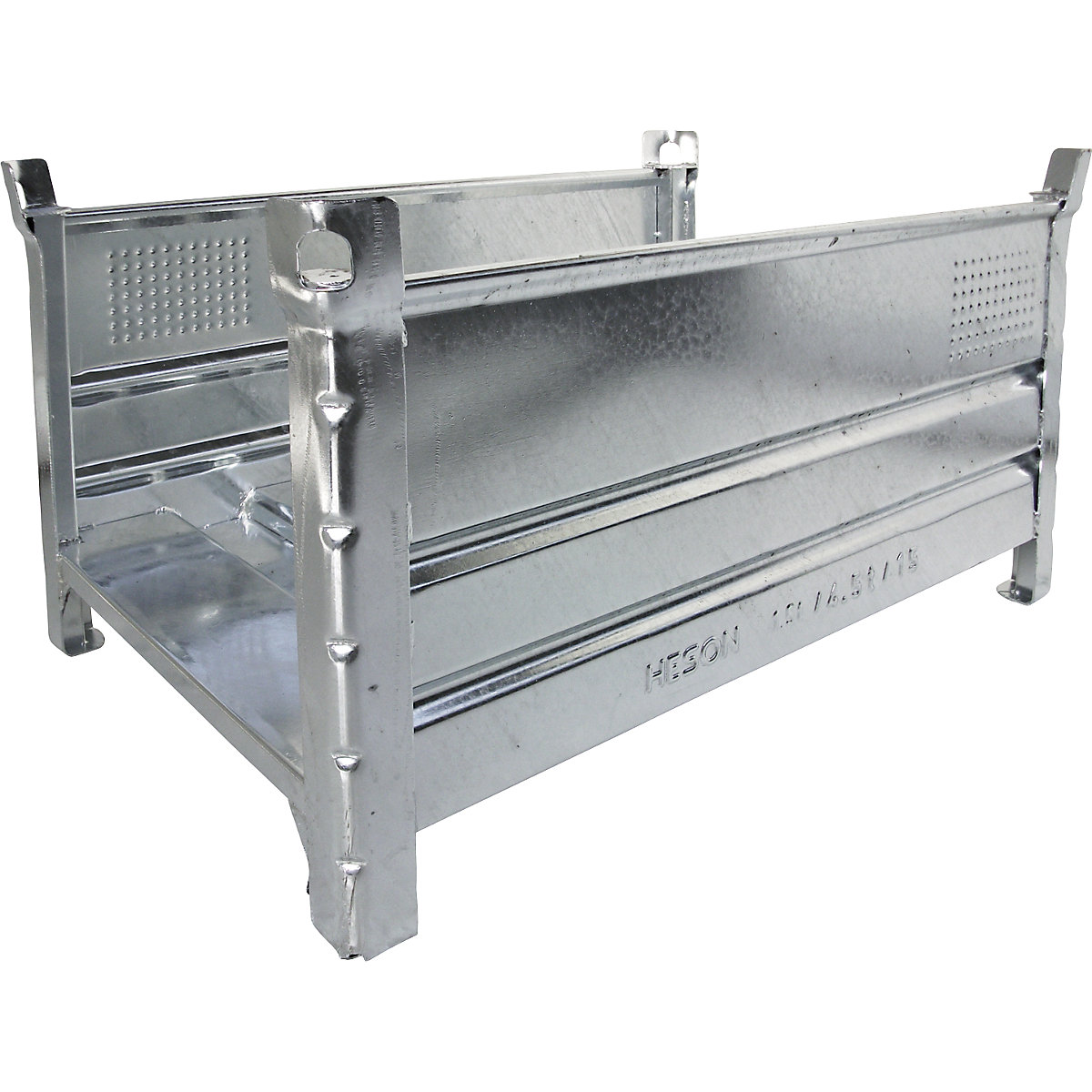 Armação para cargas compridas com 2 lados longitudinais – Heson, CxL 1200 x 800 mm, galvanizado-0