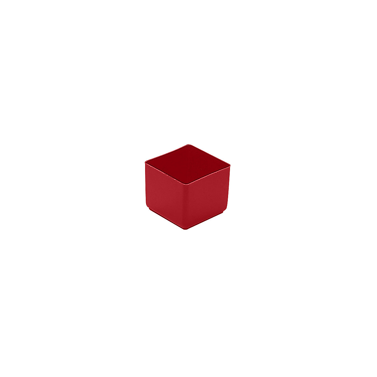 Caja insertable, altura 40 mm, rojo, LxA 49x49 mm, UE 50 unidades-0