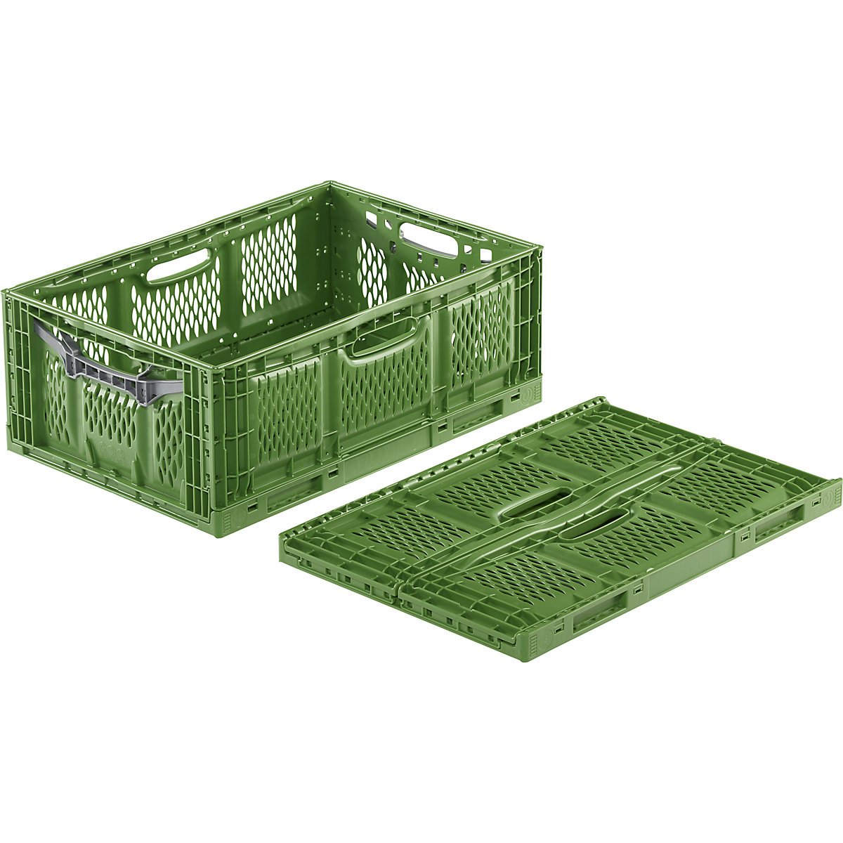 Caja plegable perforada