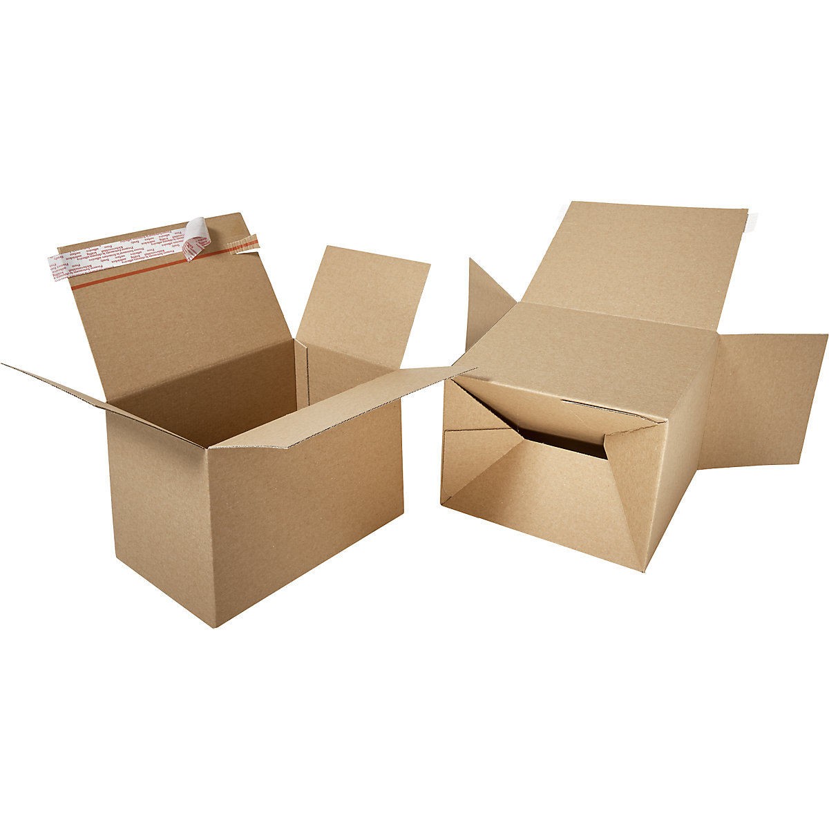 Self erecting cardboard box – ratioform economy (Product illustration 2)-1