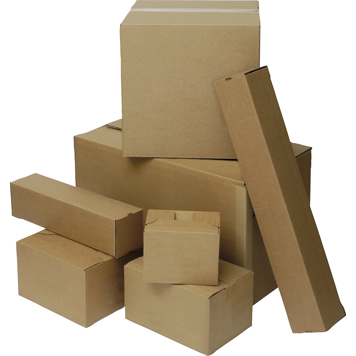 Corrugated cardboard folding boxes, FEFCO 0201 (Product illustration 5)-4