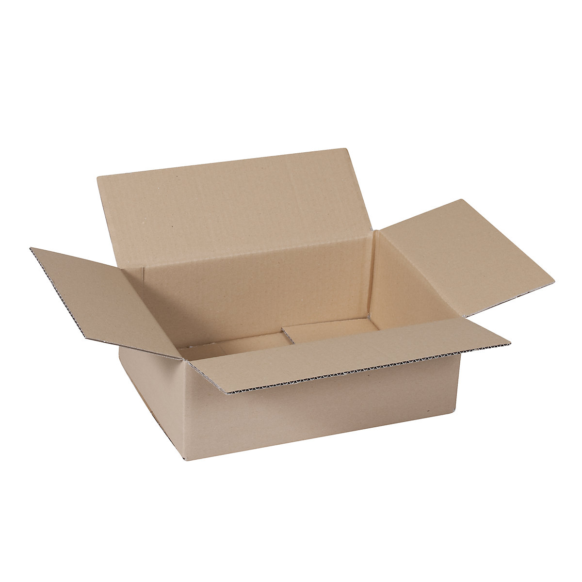 Folding cardboard box, FEFCO 0201, made of single fluted cardboard, internal dimensions 340 x 200 x 150 mm, pack of 50-18