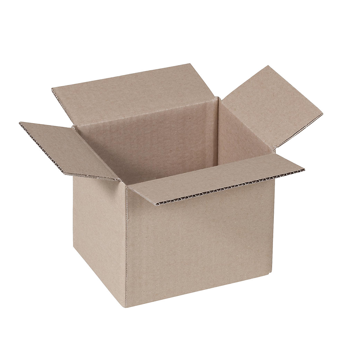 Folding cardboard box, FEFCO 0201, made of single fluted cardboard, internal dimensions 160 x 110 x 130 mm, pack of 50-14