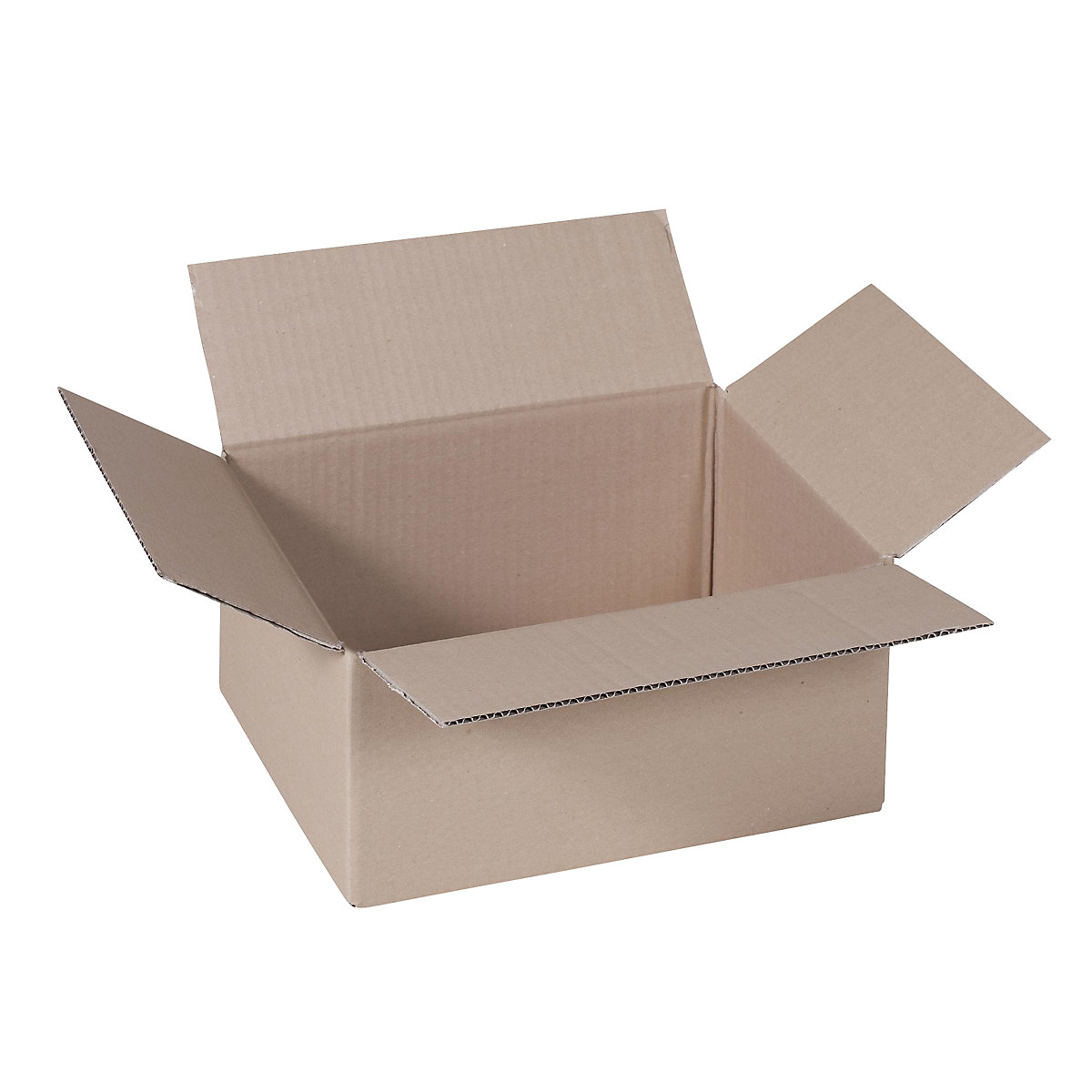 Folding cardboard box, FEFCO 0201, made of single fluted cardboard, internal dimensions 305 x 215 x 140 mm, pack of 50-4