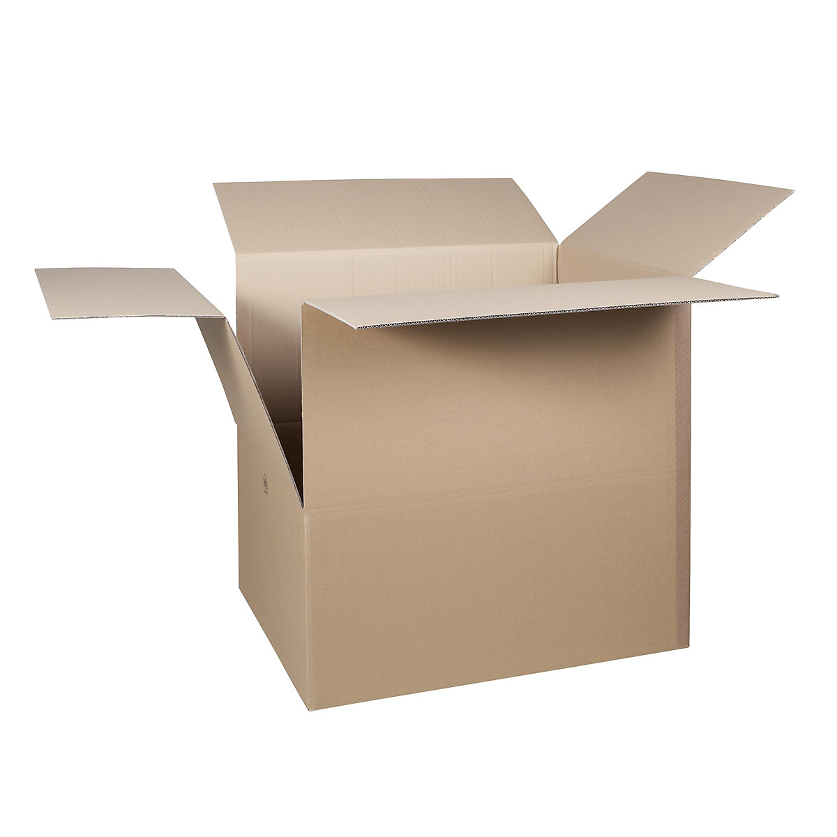 Folding cardboard box, FEFCO 0201, made of double fluted cardboard, internal dimensions 780 x 580 x 750 mm, pack of 100-46