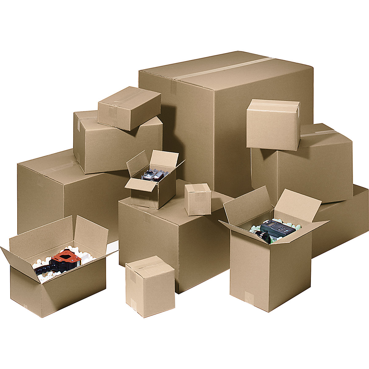 Folding cardboard box, FEFCO 0201 (Product illustration 55)-54