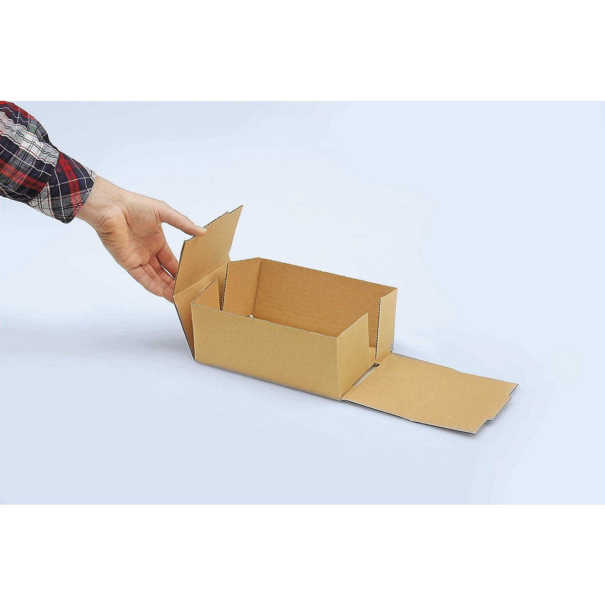 Cardboard boxes with push-on lid, two-part, FEFCO 0330 (Product illustration 3)-2