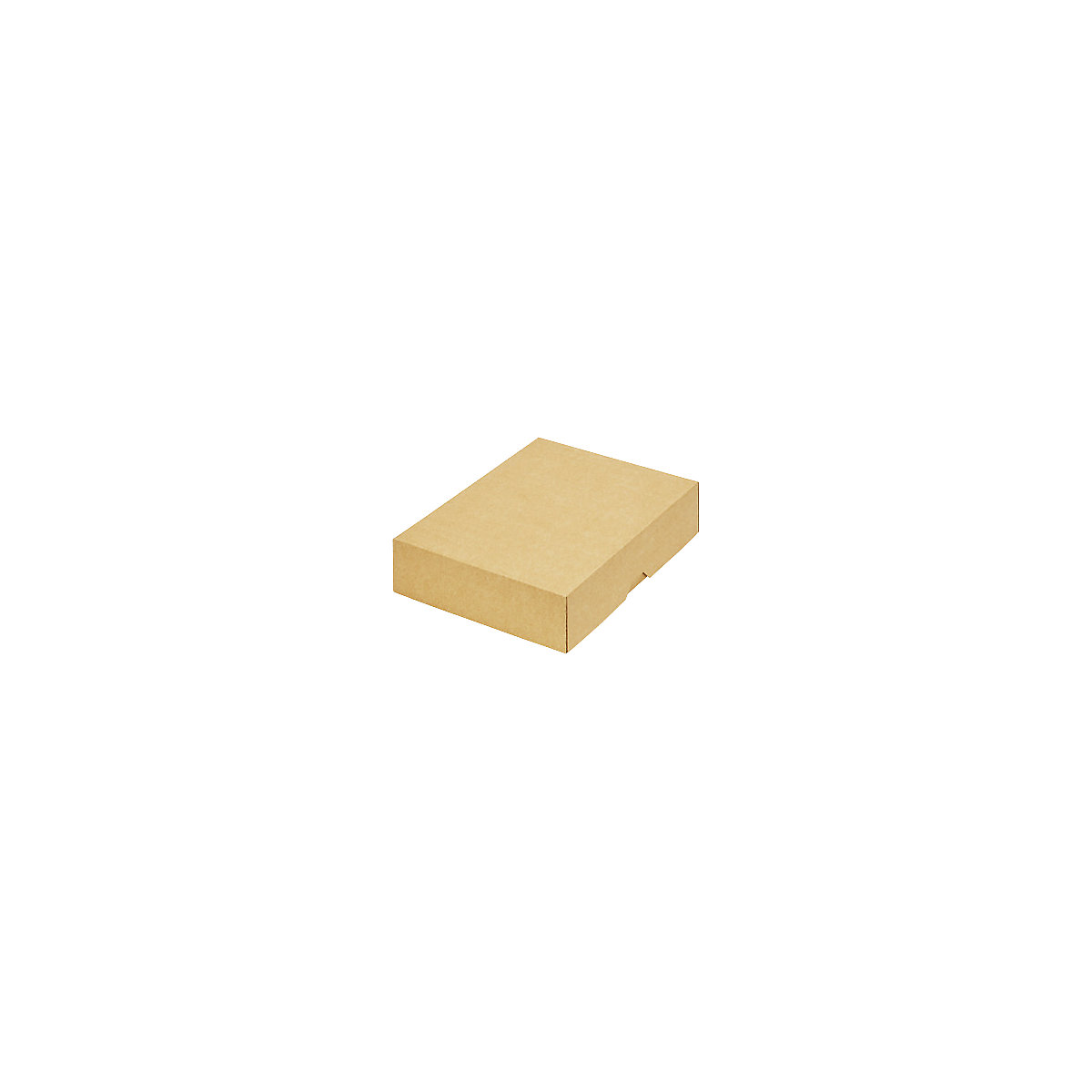 Boîte cloche, deux parties, dim. int. 214 x 151 x 45 mm, A5, marron, à partir de 500 pièces-3