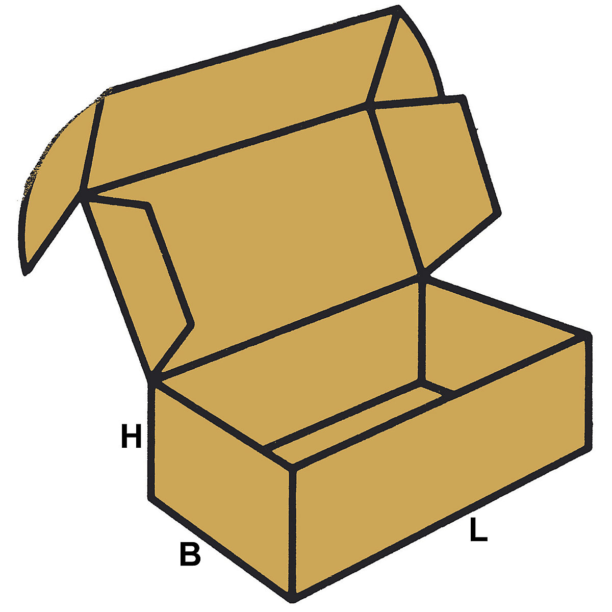 Boîtes en carton avec fermeture par encoche, FEFCO 0427 (Illustration du produit 2)-1