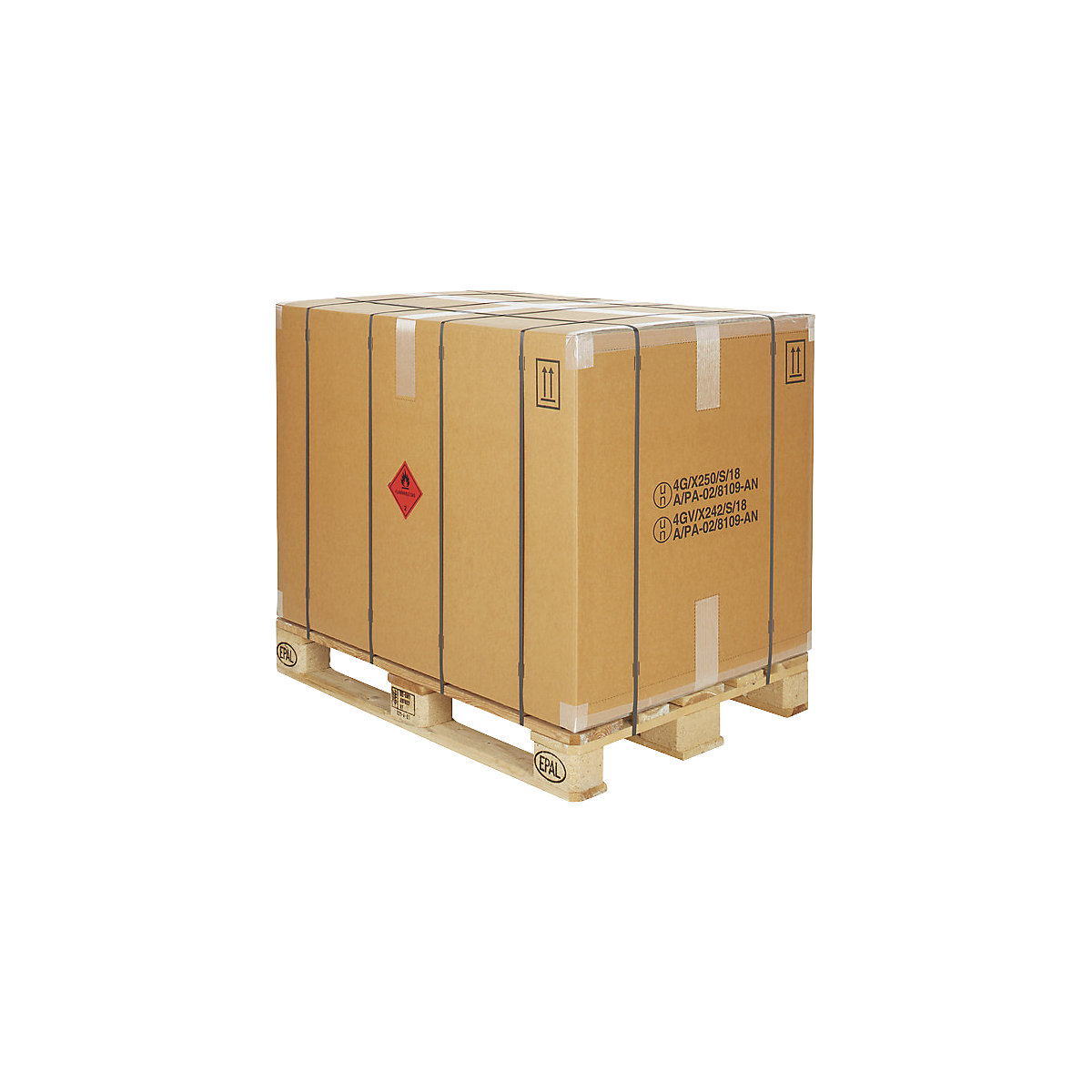 Caisse carton pour produits dangereux PREMIUM, marron, dim. int. 1170 x 770 x 800 mm, à partir de 10 pièces-2