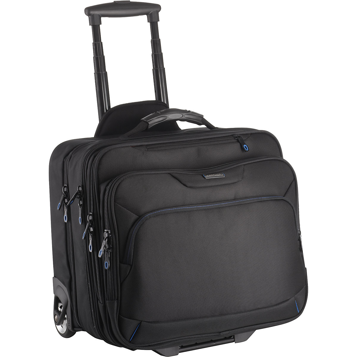 Trolley Business, scomparto overnight, 2 cinghie di compressione, nero-0