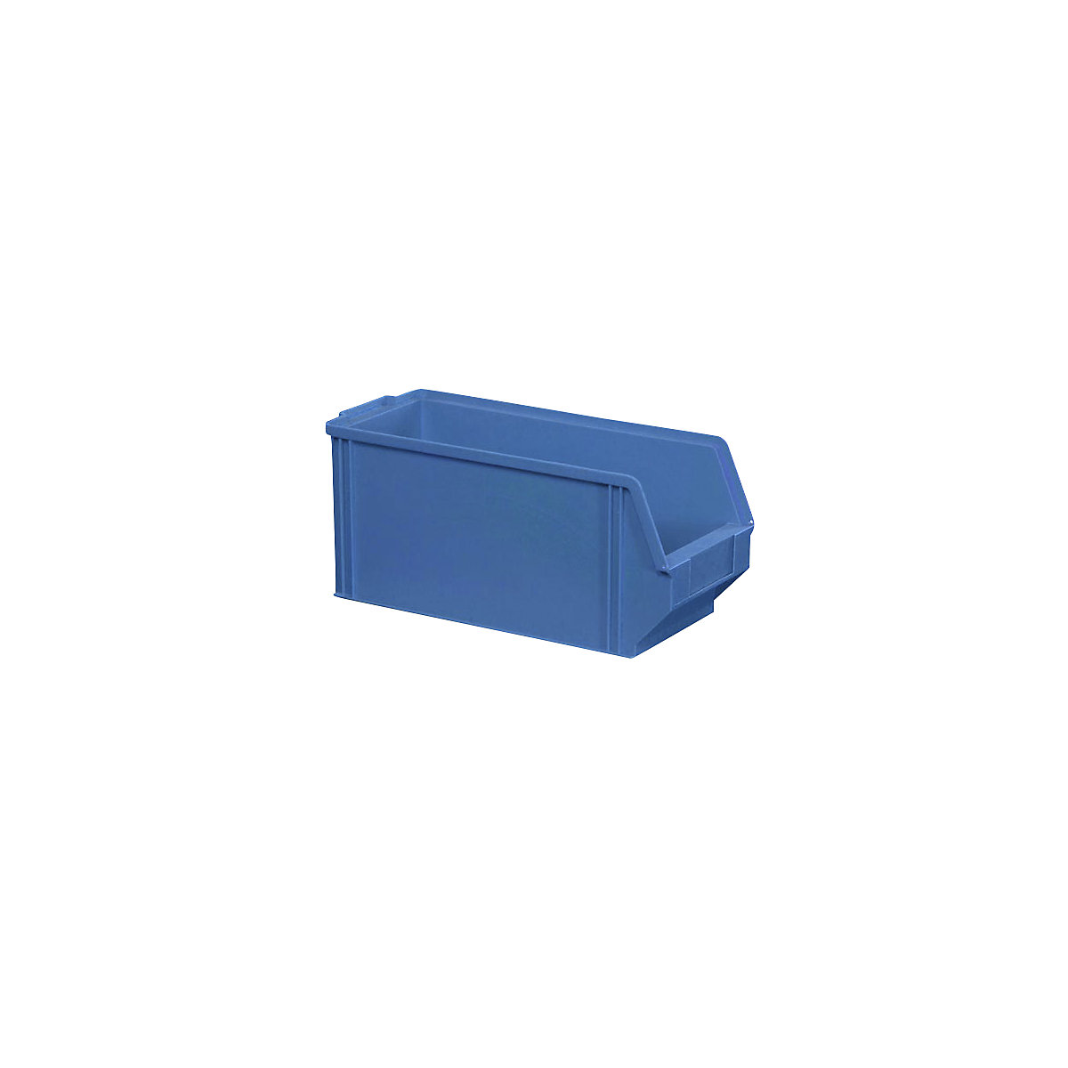 Cassettina in polistirene, lunghezza 350 mm, largh. x alt. 146 x 150 mm, conf. da 28 pz., blu-0